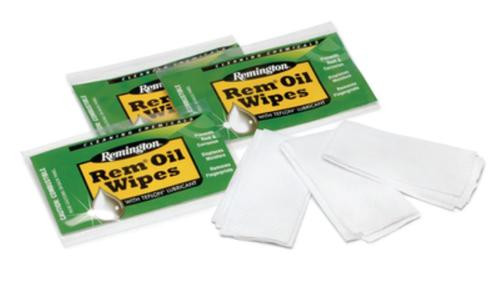 Remington Accessories Remington Oil Cleans/Lubricates/Protects Single Pack Wipes 12 Per Pack