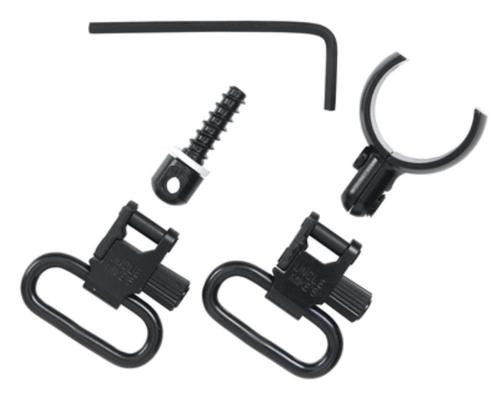 Uncle Mike's Magnum Band Swivel Set Quick Detach 115 SG-12 Blued 1" Loop for Winchester 101/201 12 Ga O/U Shotgun