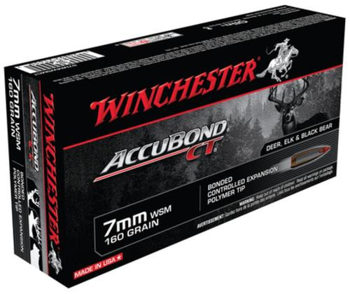 Winchester Supreme 7mm Win Short Mag AccuBond CT 160gr 20rd Box