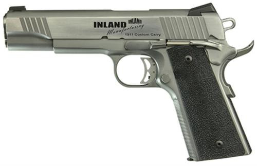 Inland 1911 Custom Carry, 45 ACP, 5", 7rd, Black Ergo XT Grip
