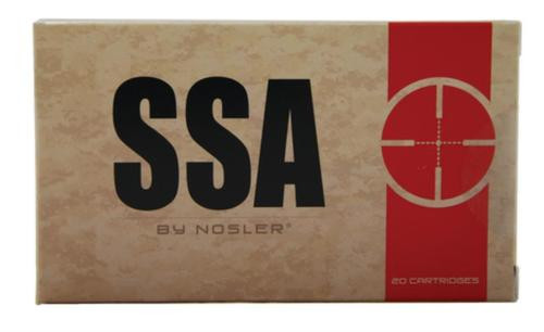Nosler SSA Ammunition By Nosler 6.8mm SPC 110gr, Soft Point 20rd Box
