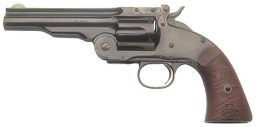 Cimarron Model 3 Schofield, .38 Special, 5", Blued, Walnut Grip, 6rd