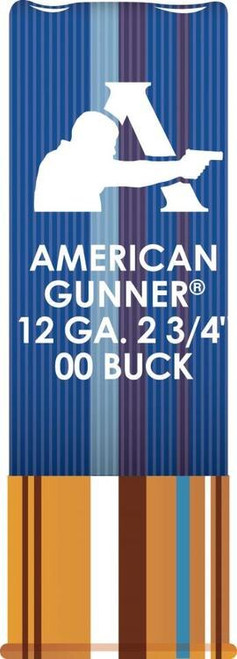 Hornady American Gunner 12 Ga, 2.75" Buckshot, 1oz, 00 Buck, 10rd/Box