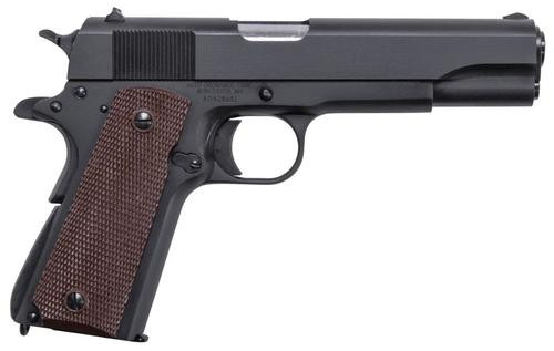 Thompson 1911 A1, 9mm, 5" Barrel, 7rd, Brown Polymer Grip, Black