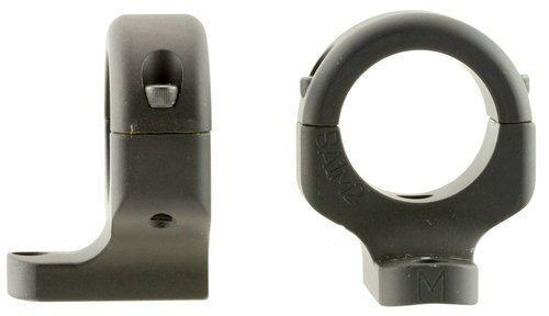 DNZ 2-Piece Base/Rings For Browning A-Bolt III 1" Rings High Black Matte