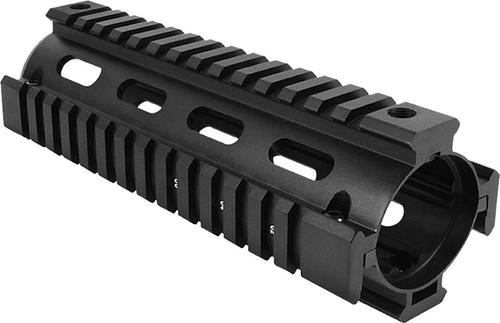 Aim Sports AR-15 Quad Rail Forend 2 Piece Aluminum Black - Impact Guns