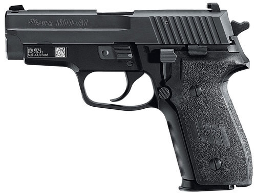 Sig Sauer P229 Compact M11-A1 Single/Double 9mm 3.9" Barrel, Black Polymer Grip Black Nitron Stainless Steel, 10rd