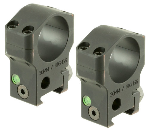 Accu-Tac HSR-30 Ring Set 30mm Dia 1.3" Black