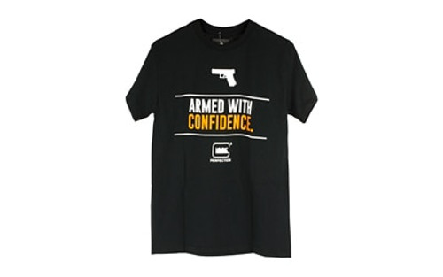 Glock Armed With Confidence T-Shirt, Black, 3XL