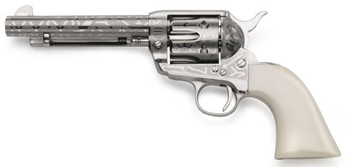 Taylor's 1873 Cattleman 45 Colt 5.5" White PVC