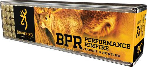 Browning BPR Performance 22 LR 40gr, Lead Round Nose, 1600rd/Case (4 Boxes of rd/Case)