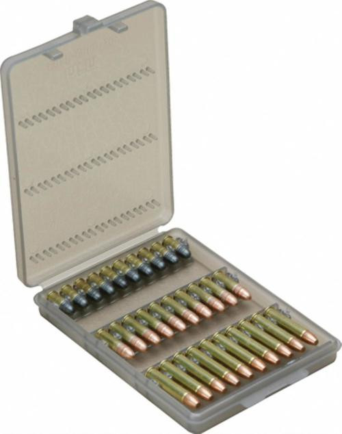 MTM Case Gard Ammo Wallet .22 Caliber 30 Cartridge Smoke