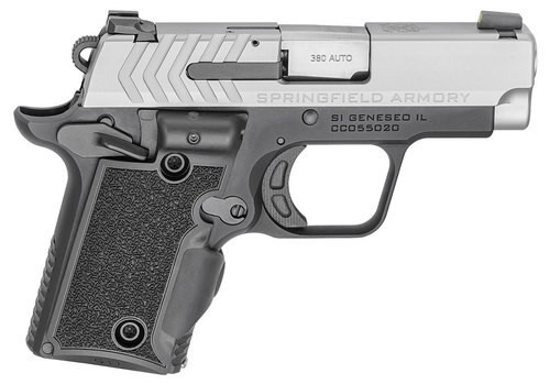 Springfield 911 380 ACP, Stainless Steel, Green Laser, 6rd