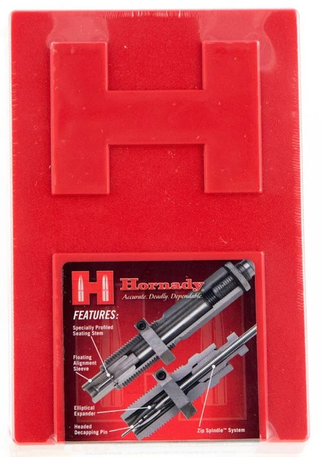 Hornady Custom Grade Series III 2 Die Set for 6mm Creedmoor Includes Sizing Seater