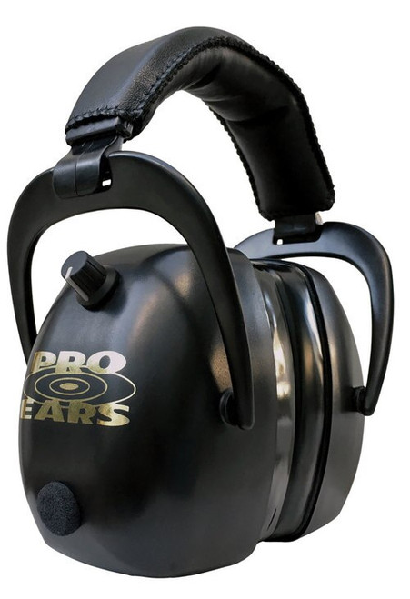 Pro Ears Gold II Electronic Earmuff, NRR30, Black