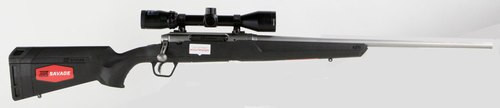 Savage Axis II XP 270 Winchester, With 3X9X40 Scope, 22" Barrel, Stainless Steel,, , Synthetic, Black,  4 rd