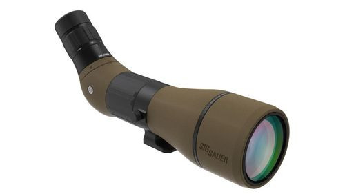 Sig Sauer Oscar8, 27-55x80mm, HDX Lens, Angeled Eyepiece, Flat Dark Earth