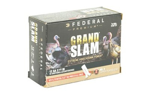 Federal Grand Slam Turkey 12 Ga, 3.5" 2oz, 5 Shot, 1200 FPS, 10rd/Box