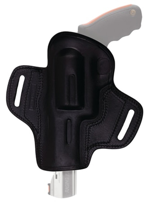 Tagua Open Top Belt Holster, Right Hand, Ruger Mark III, 5.5", Black