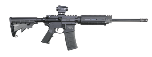 Smith & Wesson M&P15 Sport II OR Magpul MOE with CTS-103 5.56 NATO 16" Barrel, 6-Pos Synthetic Black Stock Black Matte/Black Armornite Barrel, 30rd
