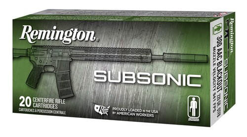 Remington Silencer Subsonic 300 Blackout 220gr, OTFB, 20rd Box