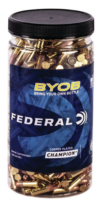 Federal Small Game Target BYOB 17 HMR 17gr, Speer TNT Jacketed Hollow Point 250rd Bottle