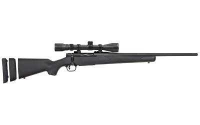 Mossberg Patriot Super Bantam Optic Package Youth 6.5 Creedmoor 20" Fluted Barrel, Blued Receiver, Black Adjustable LOP Synthetic Stock, 3-9x40mm Duplex Scope, 5 Rd