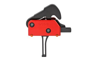 POF-USA Drop-In Two Stage Straight Trigger, KNS Pins, Black/Red
