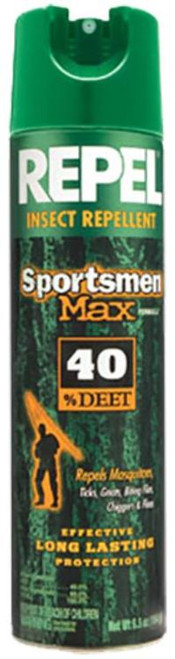 Repel Sportsmen Max Insect Repellent 40% Deet Aerosol 6.5oz