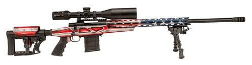 *D*Howa APC 6mm Creedmoor Scope Combo, 24" #6 Threaded Barrel, 4-16x50mm Nikko Stirling Scope, Mag Kit, Hogue Grip, LUTH-AR MBA-4 Stock, American Flag, 10rd