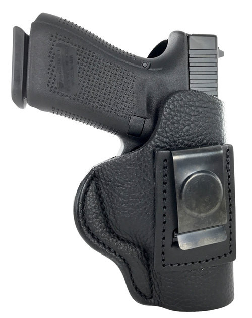 1791 Gunleather Smooth Concealment Holster, IWB, Night Sky Black Leather, Fits Glock 17/19/22/23/25/26/27/29/30/31/32/33, S&W MP40/MP9/Shield, Right Hand, Size 4 SCH-4-NSB-R