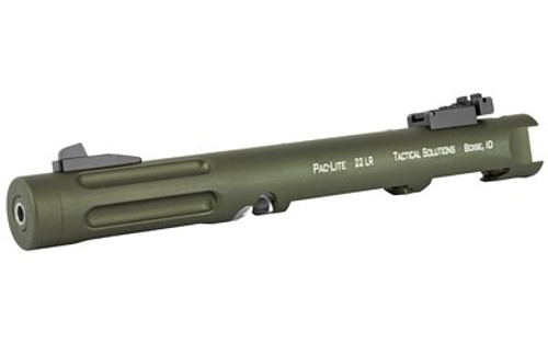 Tactical Solutions Pac-Lite Ruger Mark IV, 4.5" Fluted Matte OD Barrel 22LR