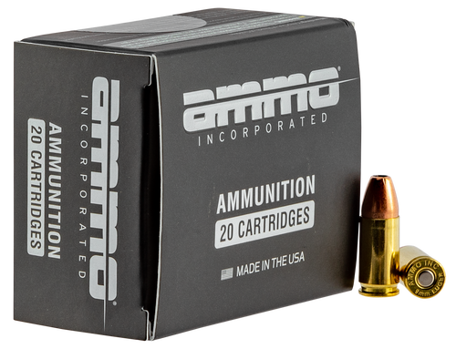 Ammo Inc American Hunter Black Label 9mm 115gr, Jacketed Hollow Point , 20rd Box