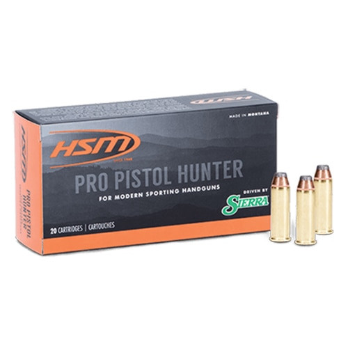 HSM Pro Pistol 500 SW 400gr, JSP, 20rd Box