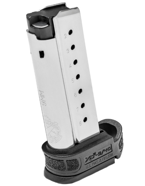 Springfield XD-S Mod2 Mag 9mm, Silver Black, 8rd
