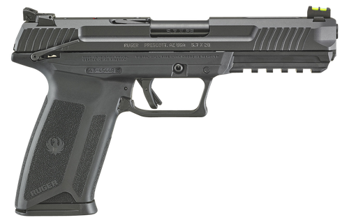 Ruger-5.7 5.7x28mm, 4.9" Barrel, Black, Optic Ready, 20rd