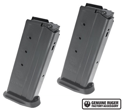 Ruger 5-7 Magazine Pack of Two, 5.7X28MM, 20Rd, Black, Fits Ruger-57, 2 Pack