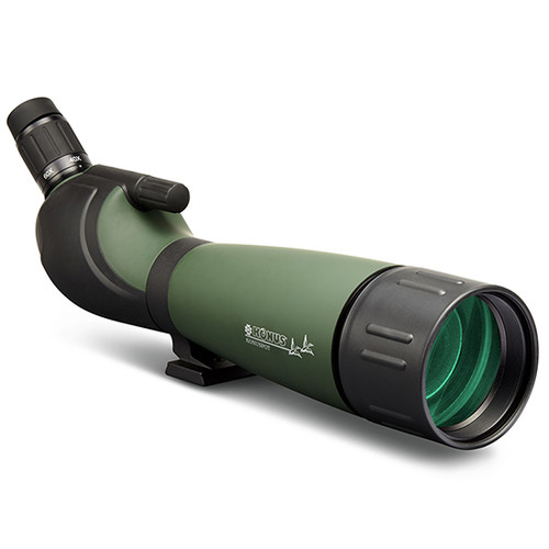 Konus KonuSpot-80, Spotting Scope, 20-60X80, 42.32oz, Green/Black Color, Includes Tripod, Storage Case, Smart Phone Adapter, Photo Adapter Tube