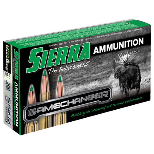 Sierra GameChanger, 300 Winchester Magnum, 180Gr, Tipped GameKing, 20rd Box