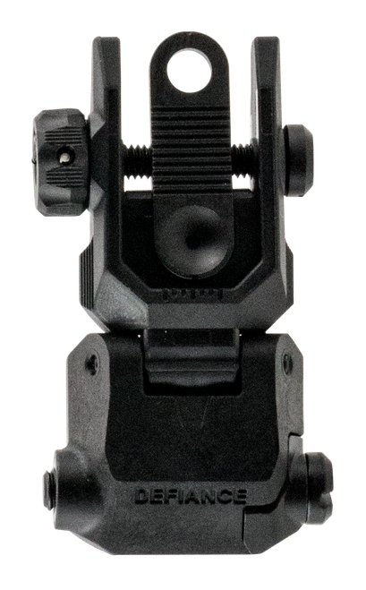 Kriss Defiance Flip-Up Sights Rear AR Rifle Polymer Black