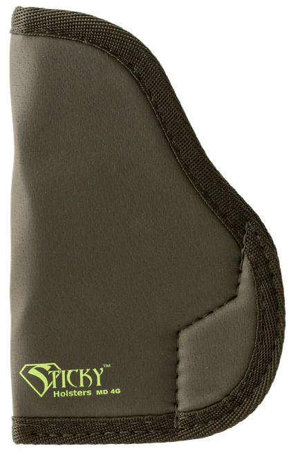 Sticky Holsters LG-6S Compact/Med Auto 2-4" Sig P239, HKP2000 Latex Free Synthetic Rubber Black Green Logo