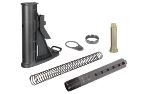 UTG Model 4, 6-Position Mil-Spec Stock Assembly, Buffer, Buffer Tube, & Spring, Black