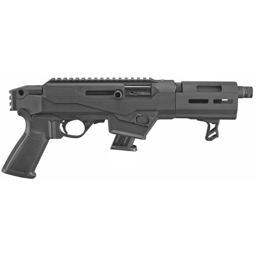 Ruger PC Charger Pistol, 9mm, 6.5" Barrel Threaded, Aluminum Frame, Black, 10 Round Mag, 1 Mag, Take Down