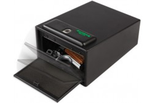 Bulldog Cases Magnum Biometric Pistol Vault, 11.5"x8"x5.5", Black