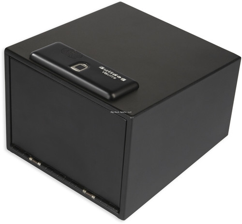 Bulldog Magnum Biometric Pistol Safe Fingerprint ID, 16 Ga Steel, Black