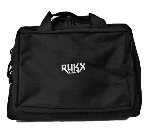 Rukx Gear Double  Black 600D Polyester Holds 2 Handguns