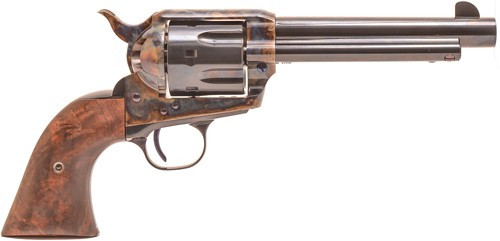 Standard Manufacturing Single Action Revolver 45 Colt 5.5" Barrel, Blue/Case Hardened, Walnut 2 Pc Grip
