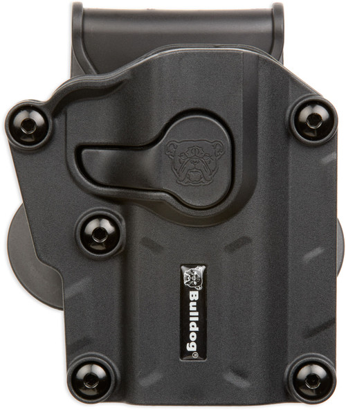 Bulldog Max Multi-Fit Polymer Holster  Paddle, Right Hand, Black