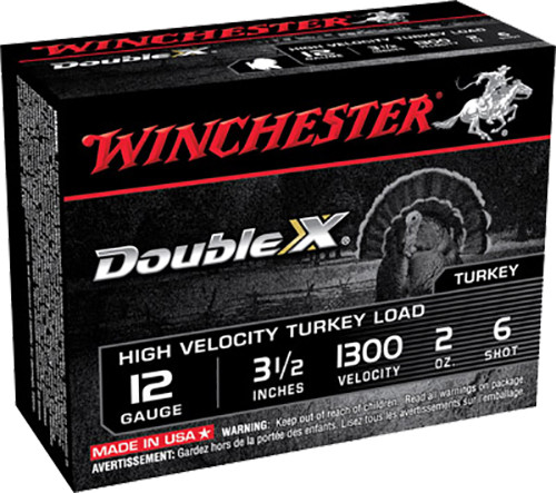 Winchester Double X Turkey 12 Ga, 3.5", 2oz, 6 Shot, 10rd Box