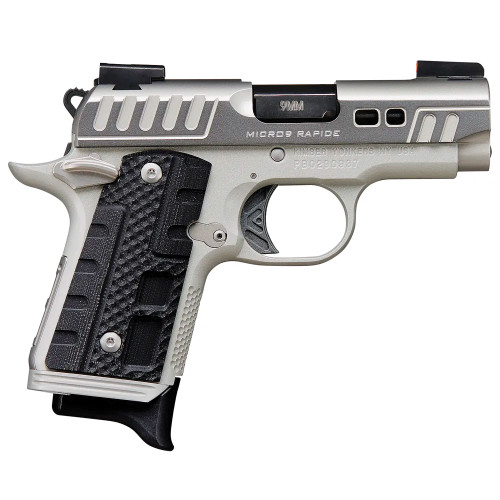 Kimber Micro 9 Rapide Black Ice 9mm, Day/Night Sights, Two-Tone, 7rd